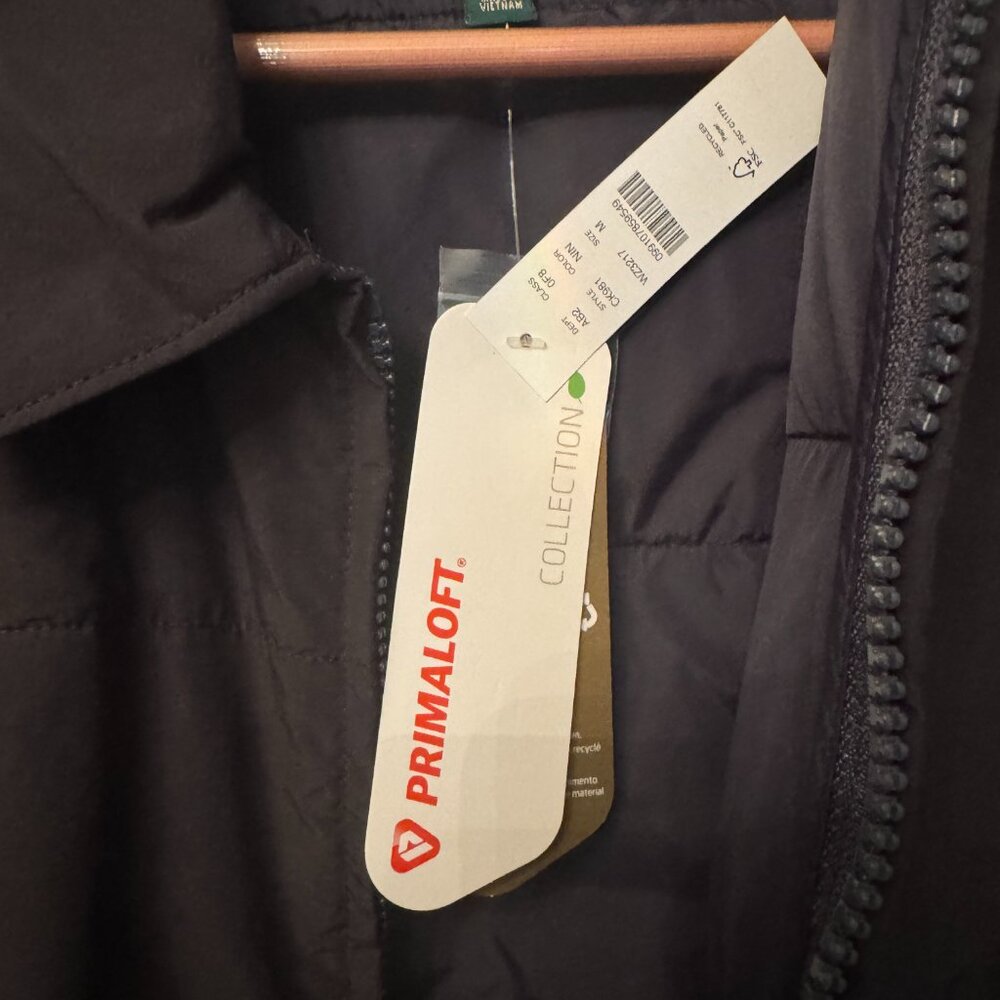 J. Crew Box-quilt insulated jacket with PrimaLoft * Navy Ink * Medium - Picture 6 of 7